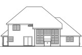 Traditional House Plan - Coleridge 67439 - Rear Exterior