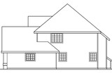 Traditional House Plan - Coleridge 67439 - Right Exterior