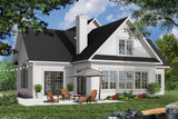 Traditional House Plan - Journey's Edge 67481 - Rear Exterior