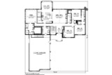 Ranch House Plan - 67515 - 1st Floor Plan