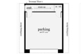 Modern House Plan - Leverage 67661 - 1st Floor Plan