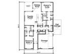Traditional House Plan - Arienne 67672 - 1st Floor Plan