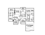 Traditional House Plan - 67724 - 1st Floor Plan