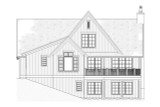 Tudor House Plan - Ada 67811 - Rear Exterior