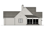 Farmhouse House Plan - 67908 - Left Exterior