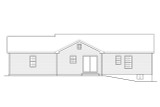 Secondary Image - Ranch House Plan - 67976 - Rear Exterior