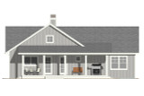 Cottage House Plan - 68144 - Rear Exterior