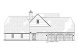 Tudor House Plan - Raven 68168 - Left Exterior