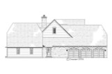 Tudor House Plan - Raven 68168 - Left Exterior