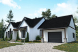 Secondary Image - Farmhouse House Plan - Maple Way 2 68200 - Right Exterior