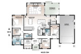 Farmhouse House Plan - Maple Way 2 68200 - 1st Floor Plan