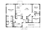 Country House Plan - Sandberg 68263 - 1st Floor Plan