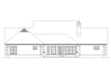 Country House Plan - 68322 - Rear Exterior