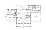 Country House Plan - 68322 - 1st Floor Plan