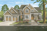 Farmhouse House Plan - Chamberlain 68604 - Front Exterior