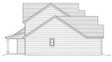 Farmhouse House Plan - Chamberlain 68604 - Left Exterior