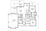 Ranch House Plan - Spicewood Trail III 68619 - 1st Floor Plan