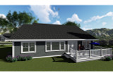 Secondary Image - Craftsman House Plan - 68701 - Rear Exterior