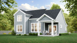 Secondary Image - Farmhouse House Plan - The Rainier 68765 - Rear Exterior