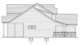 Farmhouse House Plan - The Rainier 68765 - Left Exterior