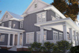 Farmhouse House Plan - Bluestem 68912 - Right Exterior
