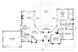 Mediterranean House Plan - Chino 68944 - 1st Floor Plan