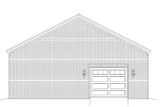 Secondary Image - Traditional House Plan - 69189 - Rear Exterior