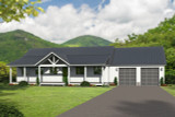 Ranch House Plan - Louisa Point 69208 - Front Exterior