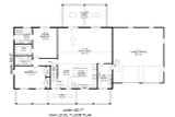 Ranch House Plan - Louisa Point 69208 - 1st Floor Plan