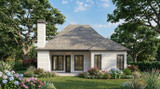European House Plan - 69231 - Rear Exterior