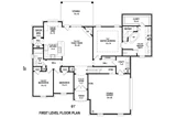European House Plan - 69254 - 1st Floor Plan
