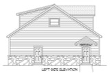 Country House Plan - 69255 - Left Exterior