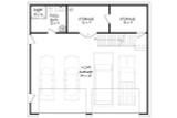 Country House Plan - 69255 - 1st Floor Plan