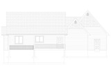 Cottage House Plan - Hatchett 69301 - Rear Exterior