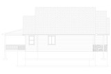 Cottage House Plan - Hatchett 69301 - Left Exterior