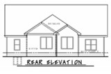 Craftsman House Plan - Jensen Falls 69374 - Rear Exterior