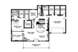 Ranch House Plan - 69394 - 1st Floor Plan