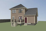 Craftsman House Plan - 69422 - Left Exterior