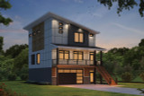 Contemporary House Plan - Wendling Park 69426 - Front Exterior