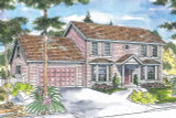 Colonial House Plan - Ellsworth 69558 - Front Exterior