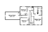 Secondary Image - Colonial House Plan - Ellsworth 69558 - 2nd Floor Plan