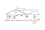 Ranch House Plan - Collingsworth 69636 - Left Exterior
