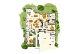 Ranch House Plan - Collingsworth 69636 - 1st Floor Plan
