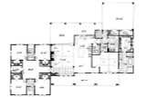 Farmhouse House Plan - Farmer's Branch 69661 - 1st Floor Plan