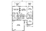 Country House Plan - Sprague 69698 - 1st Floor Plan
