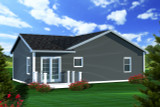 Secondary Image - Ranch House Plan - 69784 - Rear Exterior