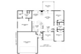 Ranch House Plan - 69838 - 1st Floor Plan