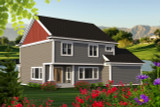 Traditional House Plan - 69897 - Rear Exterior