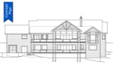 Secondary Image - Craftsman House Plan - Clear Creek 69899 - Rear Exterior