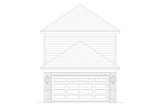 Traditional House Plan - Jordan's Crossing III 69906 - Rear Exterior